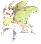 {P} Luna Moth-cat - Approved! by Viidoll