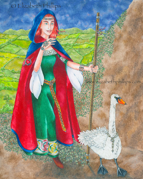Brigid Making Her Way by ElizabethPhillips