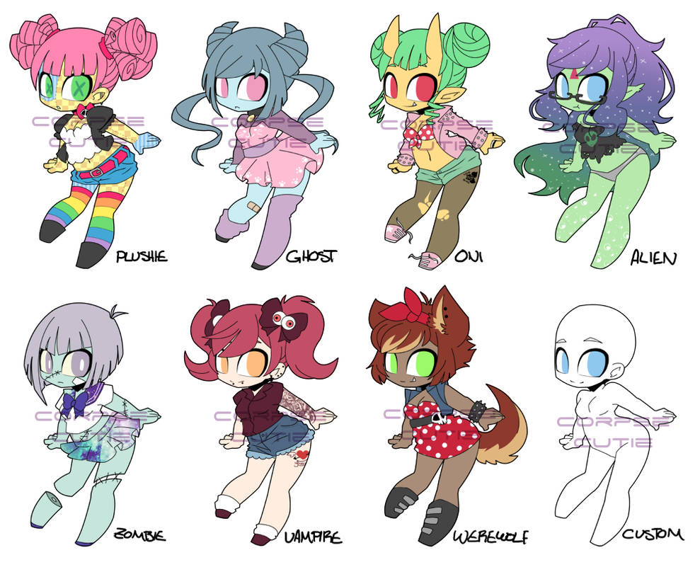 Monster Girl Adoptables CLOSED by undead-alien on DeviantArt Some answers may not make much sense, and you can tweak your character as much as you'd like!)
