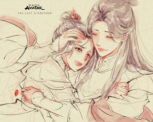 Mother and Daughter _ Ursa x Azula by kelly1412