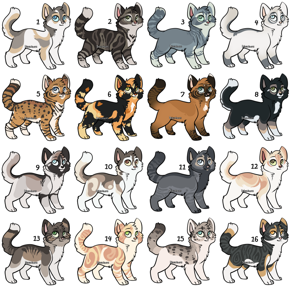Cat adoptables  CLOSED by DaisiesAdopts on DeviantArt  Cat adoptables  CLOSED by DaisiesAdopts on DeviantArt