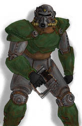 T-51b Power Armor by thefirewarriors