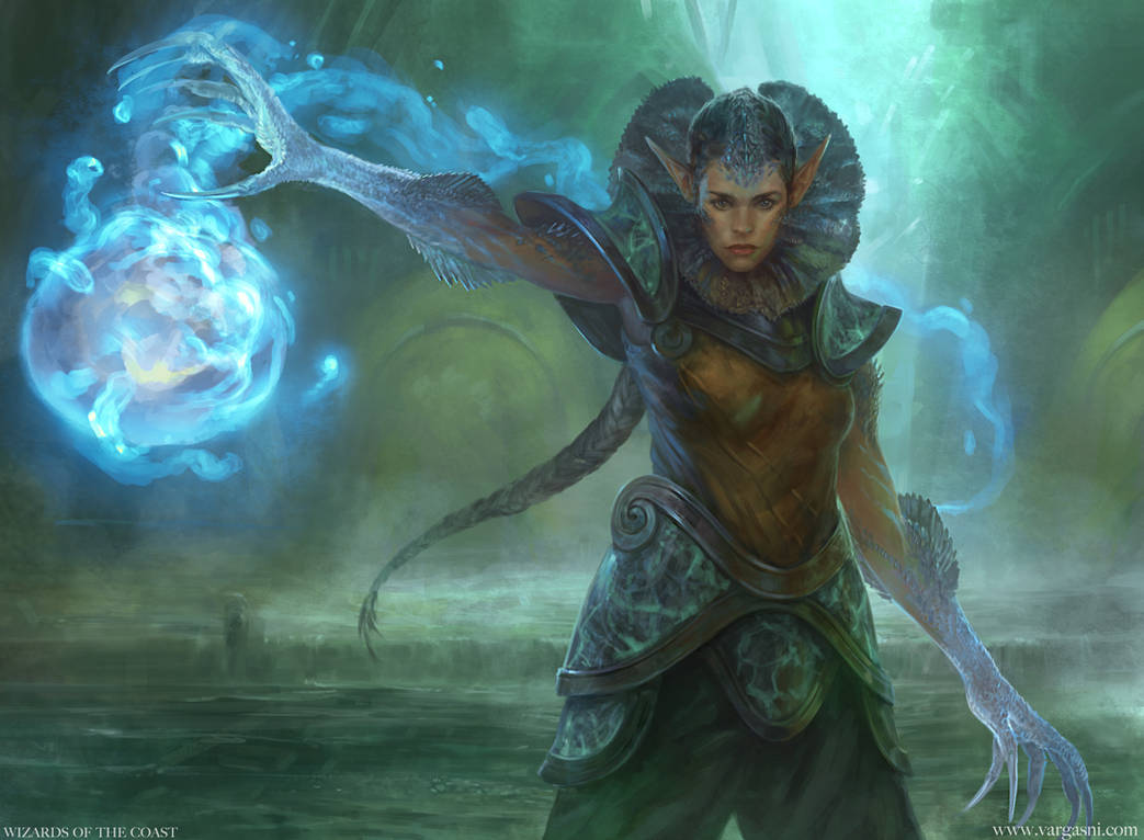 Image result for frilled mystic art mtg