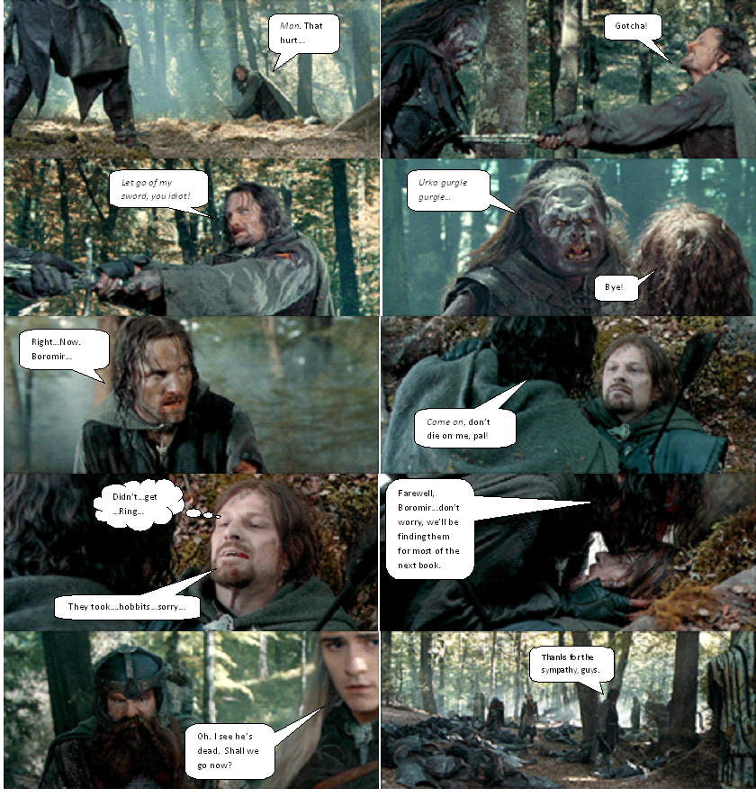 Boromir's Death Final Part by ashantiwolfrider on DeviantArt