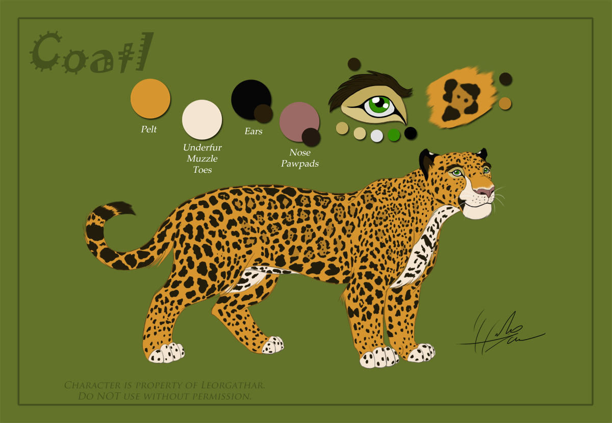 Coatl - Reference Sheet by Leorgathar
