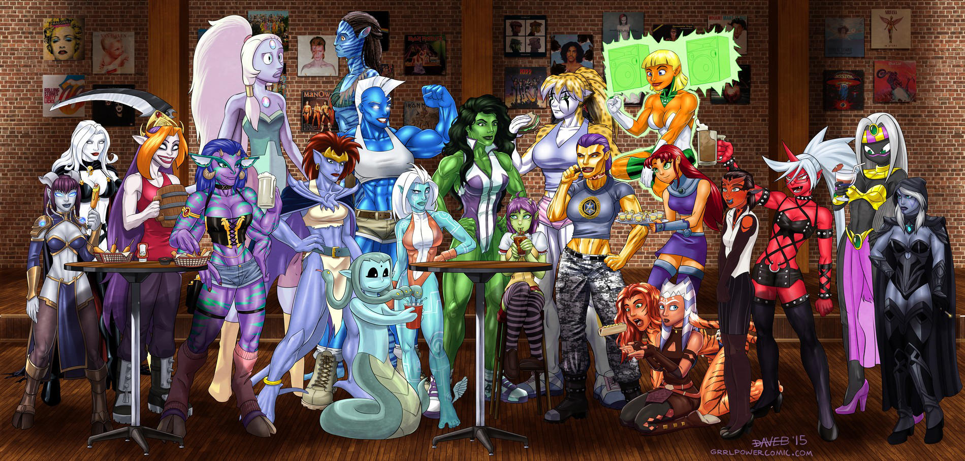 Spectrum Gals mk2 by DaveBarrack