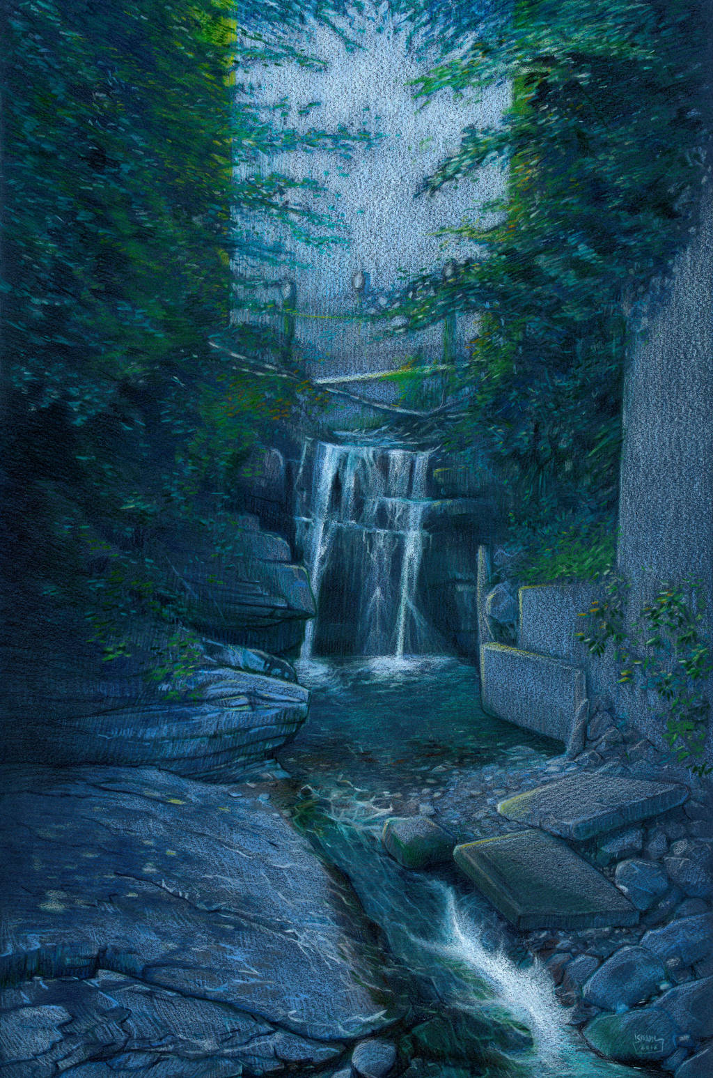Gorges du Chauderon (near Montreux CH) by Absurdostudio-Krum