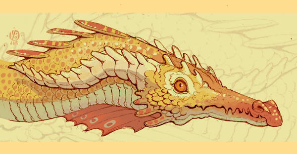 Golden dragon by Nimphradora