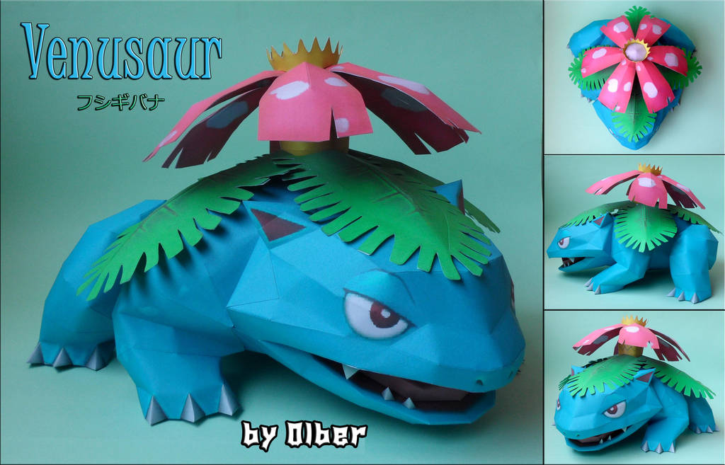 Venusaur Papercraft by OlberCorrea on DeviantArt