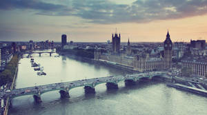 The classic cityscape of London by yelloo