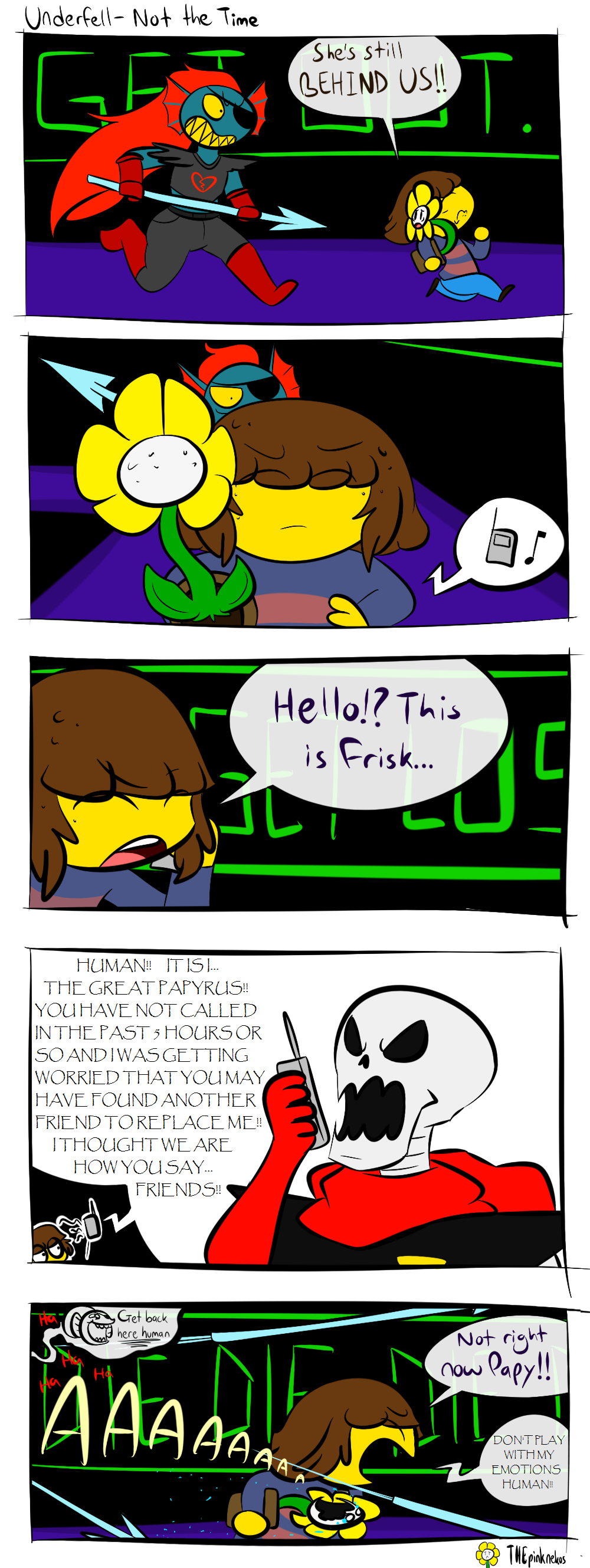 Underfell - Not the Time by THEpinknekos