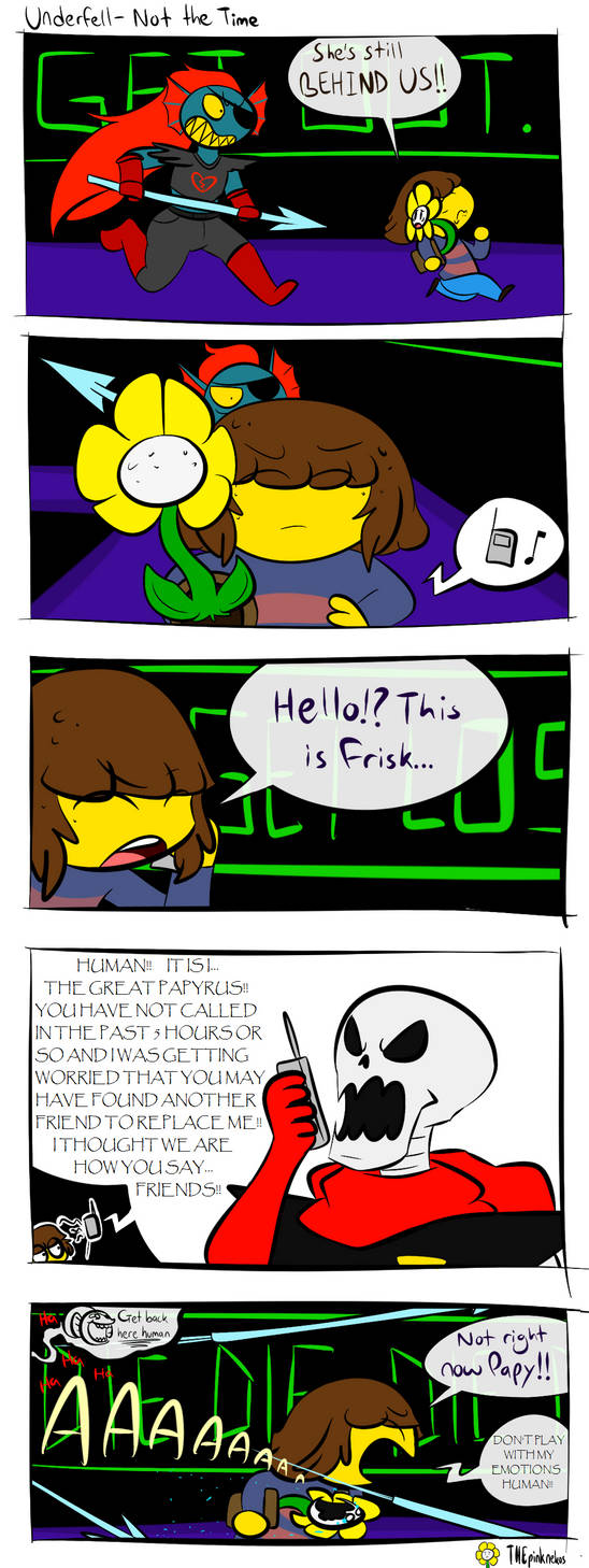 Underfell - Not the Time by THEpinknekos