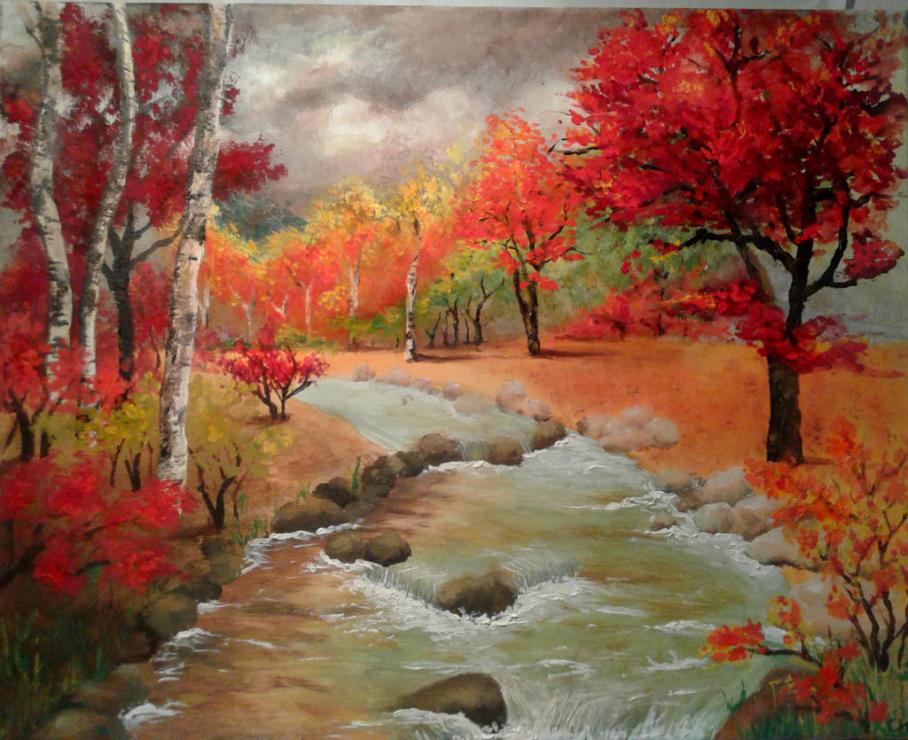 Autumn landscape by Chaaaarlotjeeee
