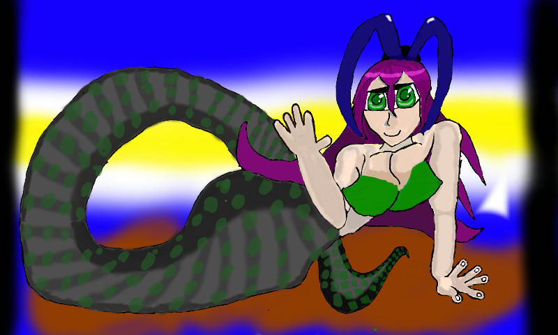 female lamia by PhxDragon
