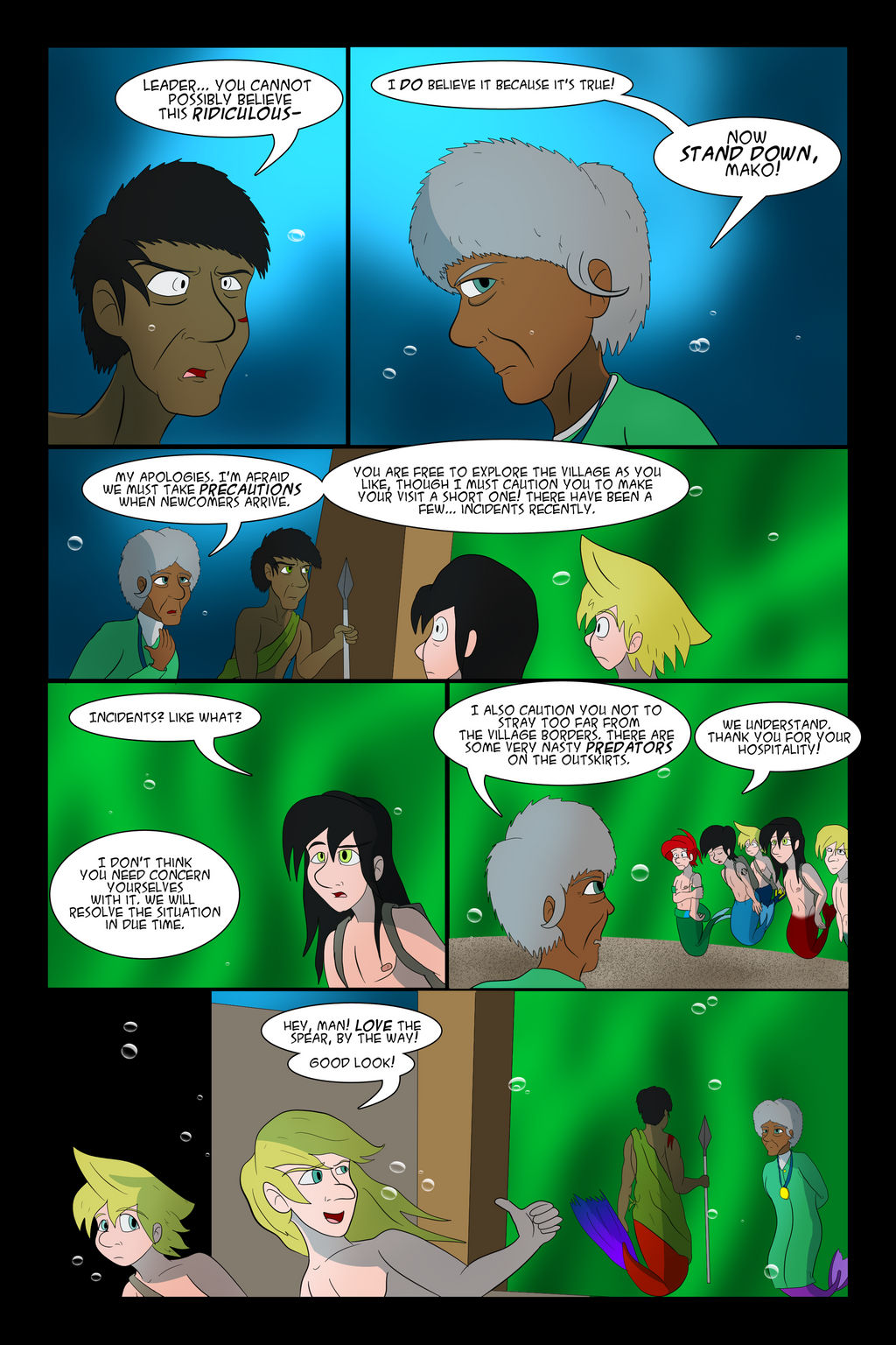 Merboys Issue 6 Redo: Page 8 by CartoonJohnStudios on DeviantArt