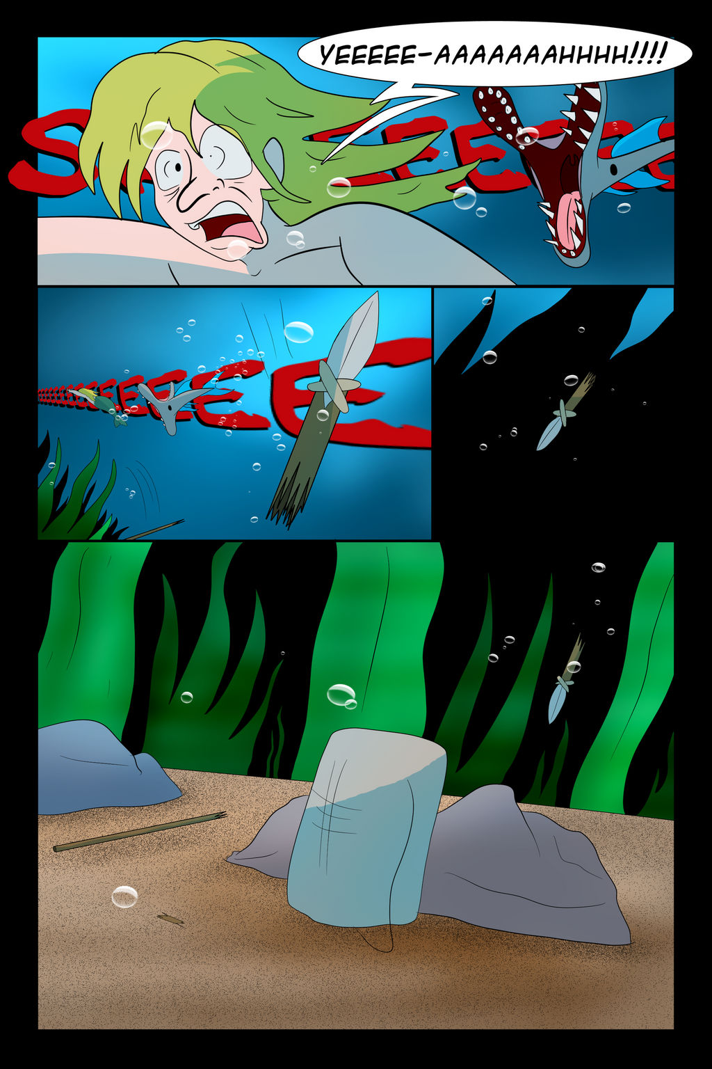 Merboys Issue 6 Redo: Page 13 by CartoonJohnStudios on DeviantArt