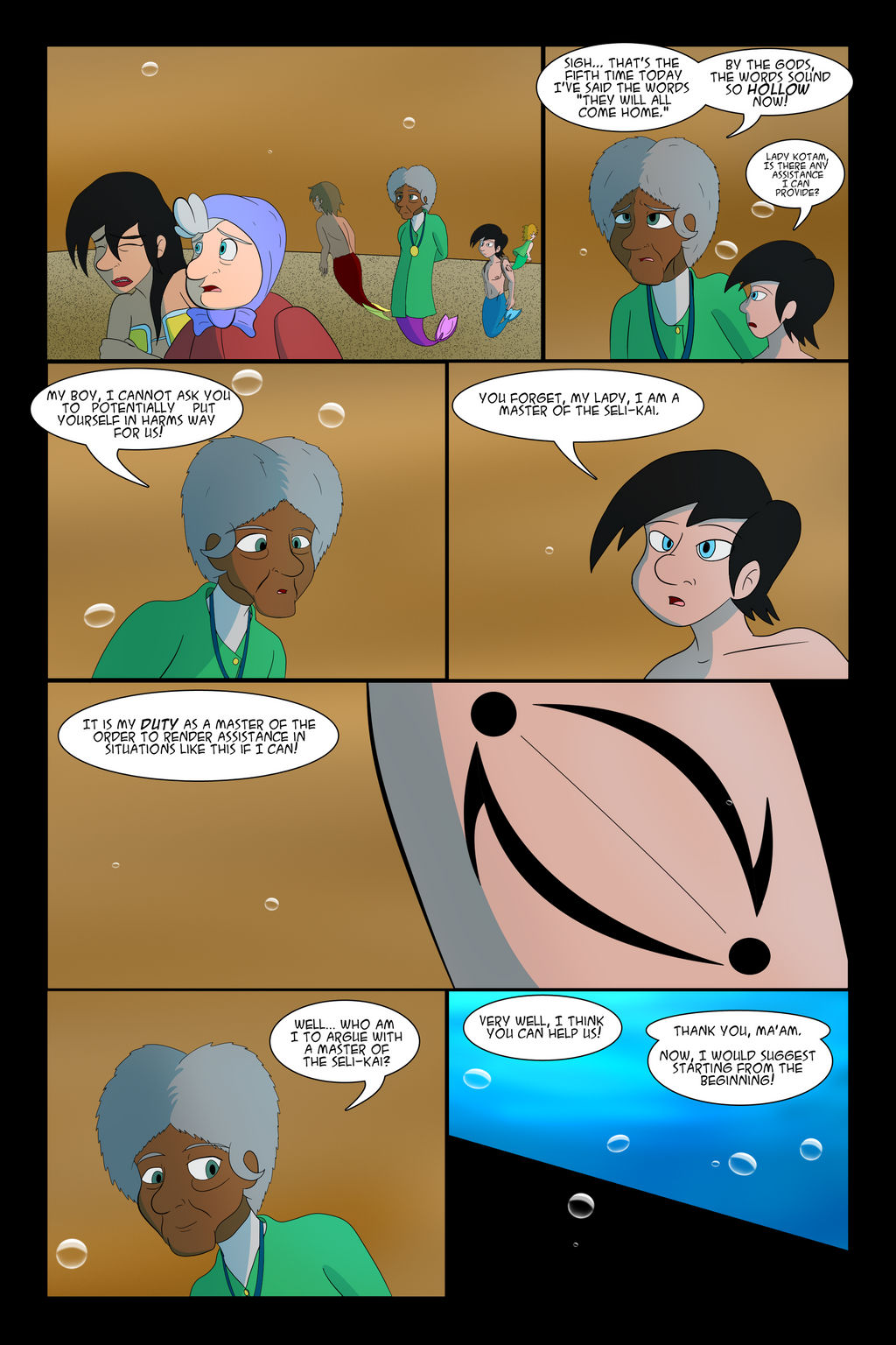 Merboys Issue 6 Redo: Page 16 by CartoonJohnStudios on DeviantArt