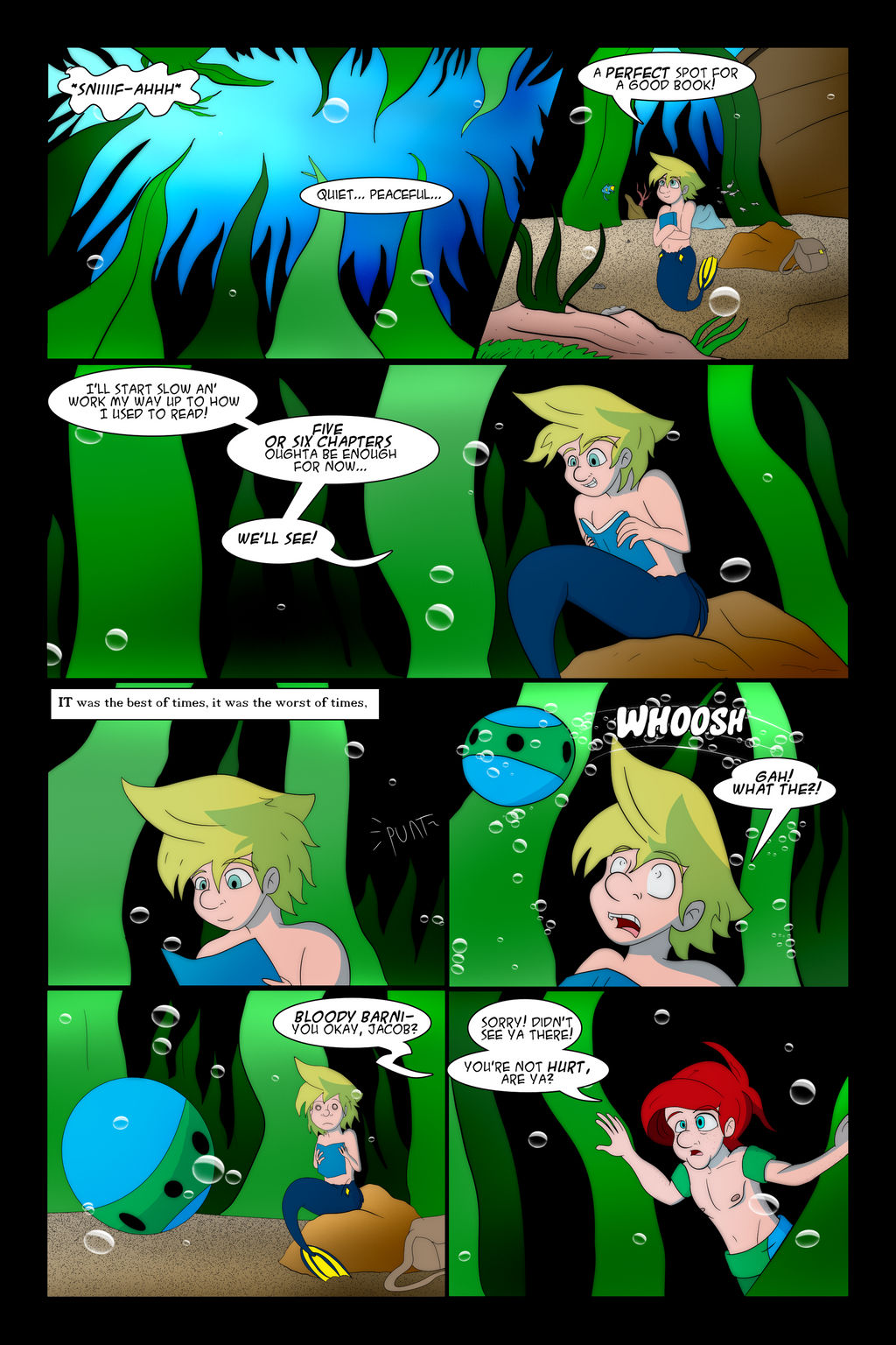 Merboys Issue 6 Redo: Page 19 by CartoonJohnStudios on DeviantArt
