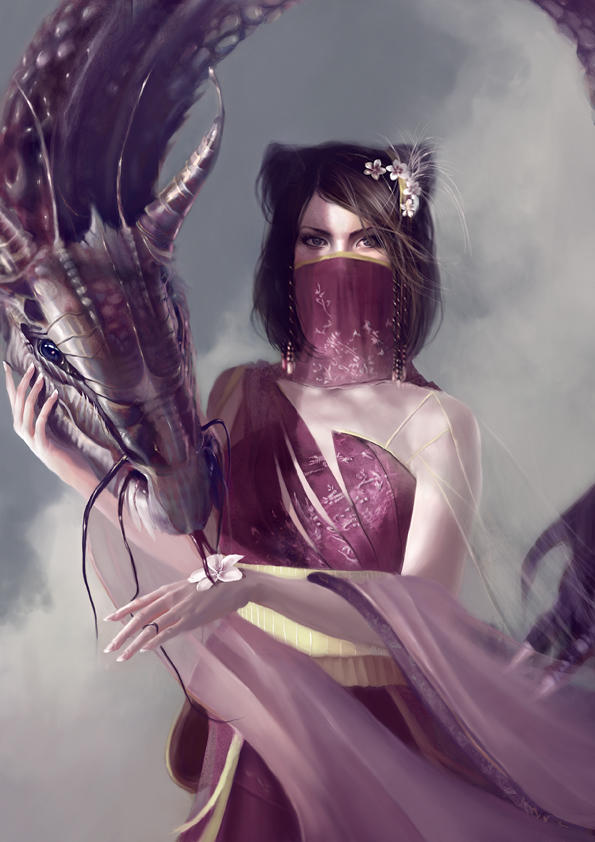 Portrait of a Wax - Dragon by Kyena