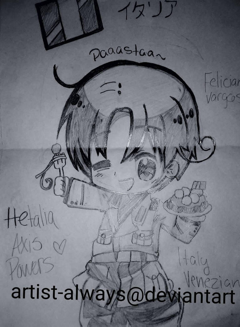 Chibi Italy APH by artist-always Chibi Italy APH by artist-always