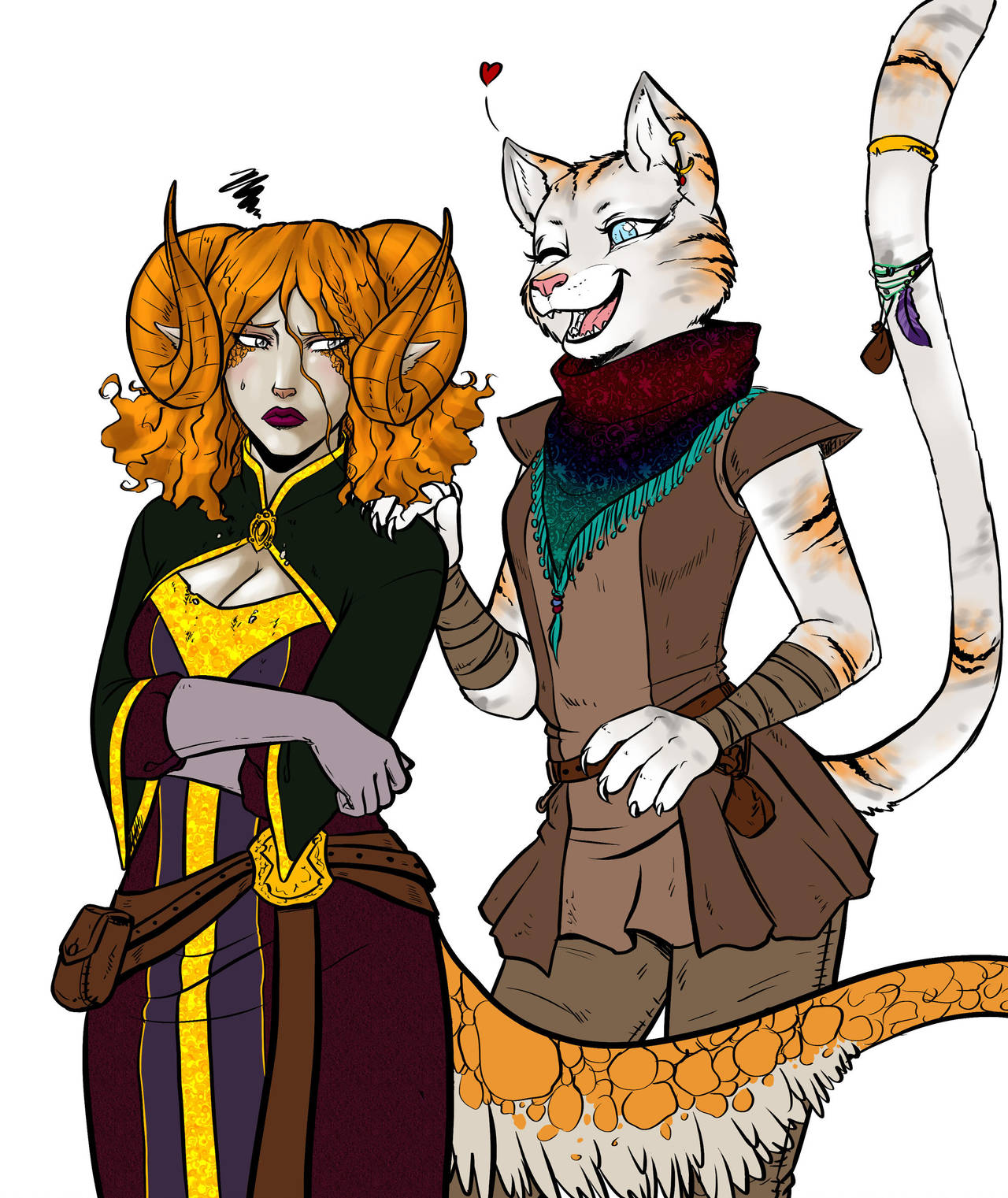 Thistle and Penny WIP by LunaJMS