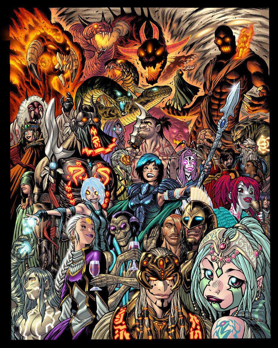 New EXALTED cover colors by AdamWarren