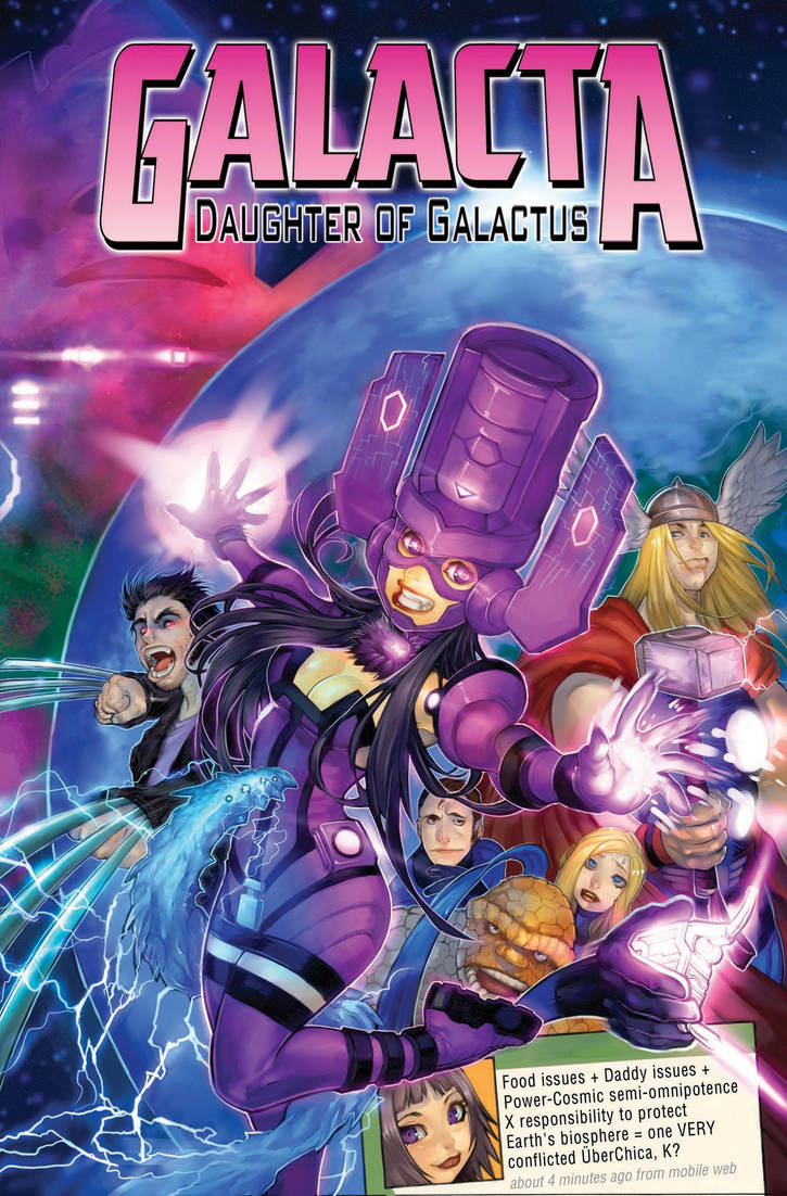 GALACTA: Daughter of Galactus by AdamWarren