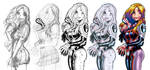 EMPOWERED 8's Mindf**k back-cover process montage by AdamWarren