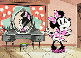 Minnie using Entrancement, naked edit by YoshiAngemon on DeviantArt