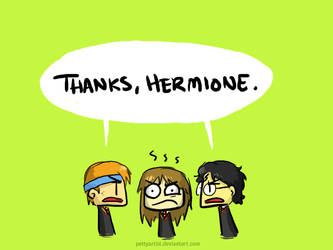 Ten points from Gryffindor by pettyartist