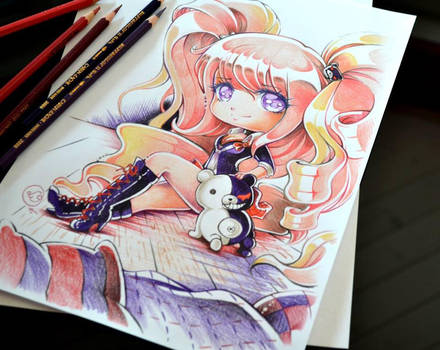 Chibi Junko Enoshima by Lighane