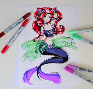 Dark Magical Girl Ariel by Lighane