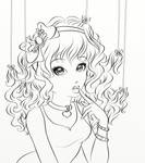 Candy Lucy Lineart by Lu-s
