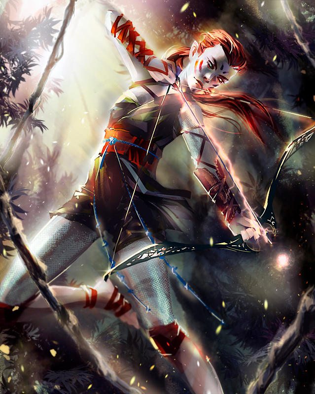 Forest archer by VivienKa
