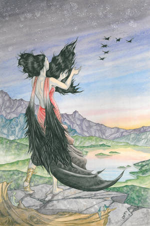 Swan Maiden by erinclaireb Swan Maiden by erinclaireb
