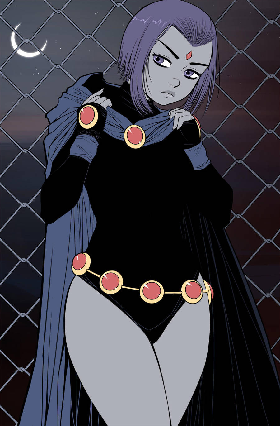 Raven: Moonlight in her Hair by ExMile