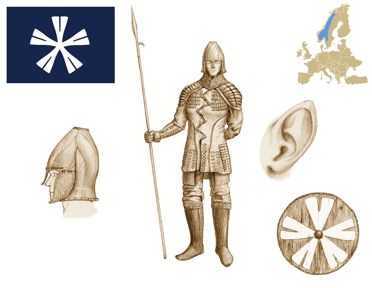 Vampire warrior during the Barbarian Invasions by Hyrotrioskjan
