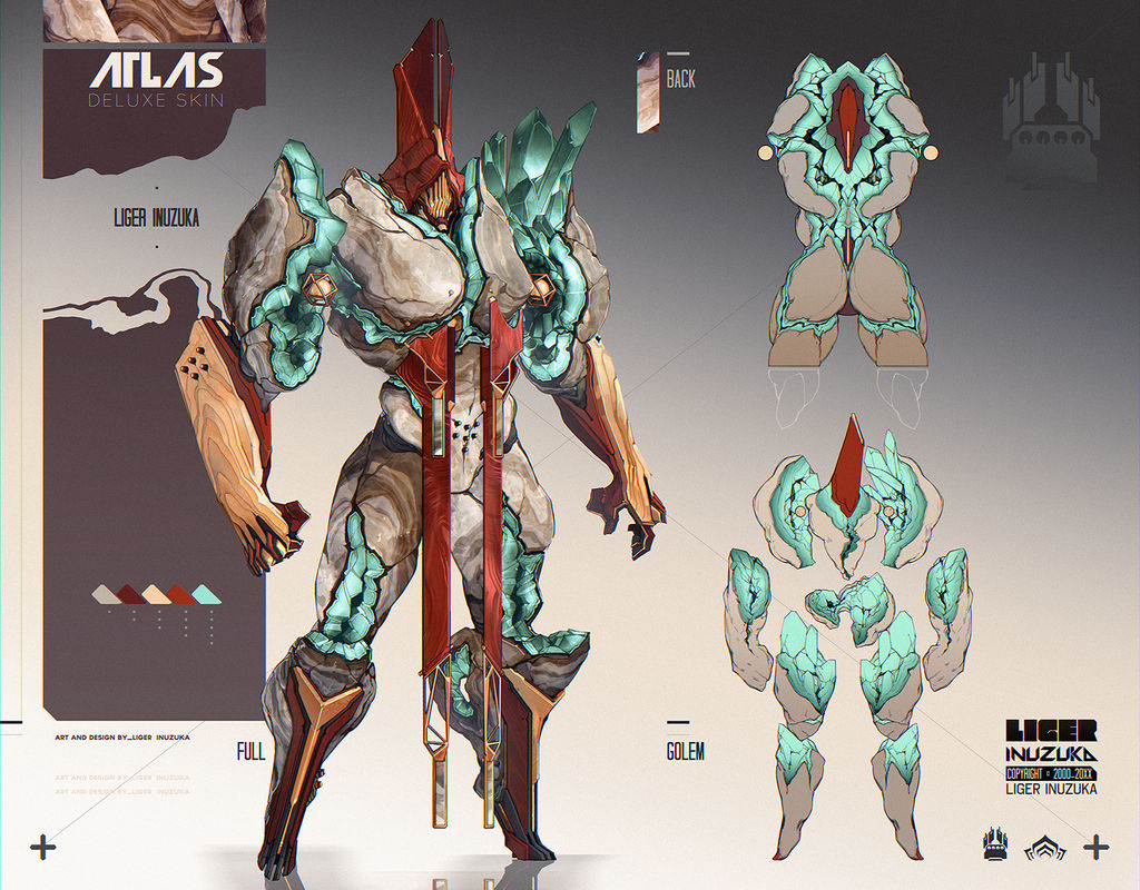 Warframe: Atlas Deluxe Skin by Liger-Inuzuka