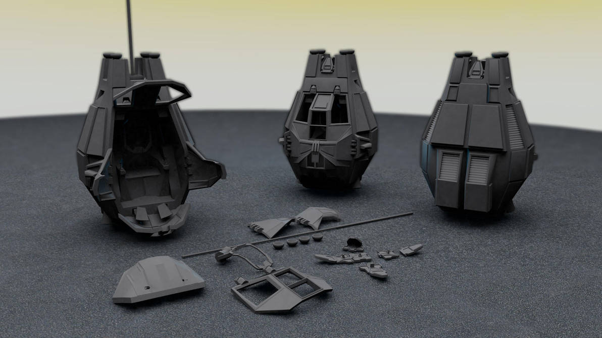 odst drop pod with the rookie