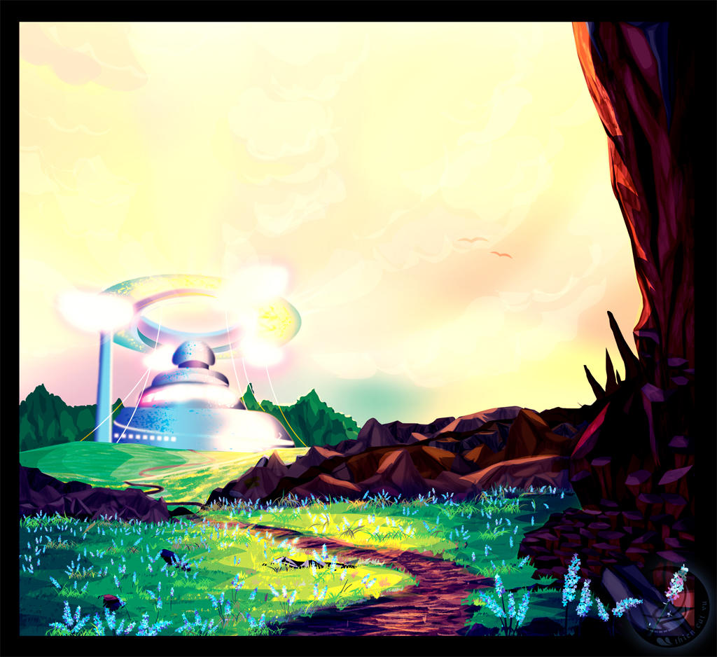 Blue Fields by thiencna