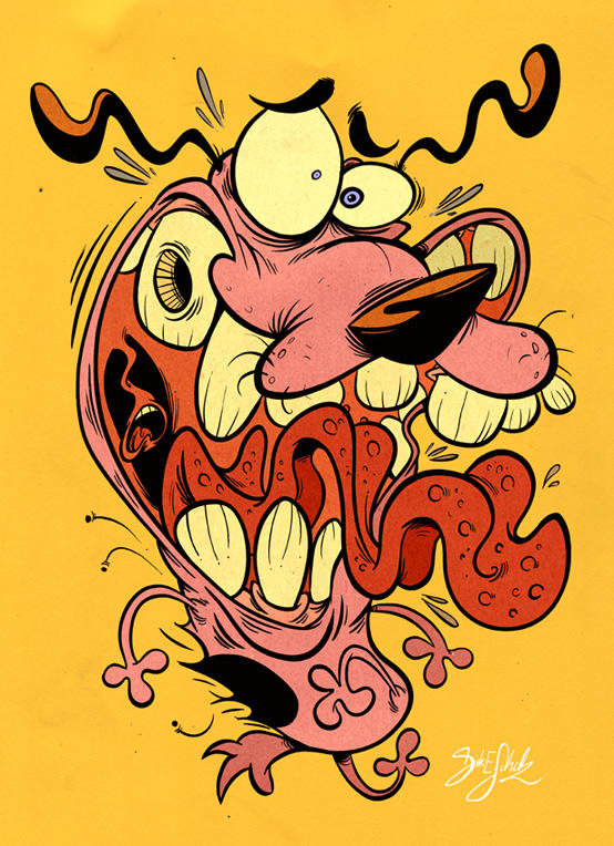 Courage the Cowardly Dog by Themrock