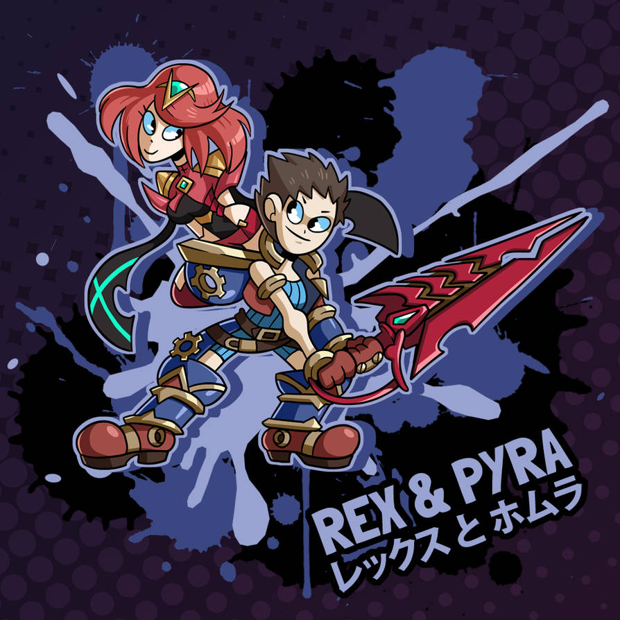 SMASH 150 - 188 - REX AND PYRA by professorfandango on DeviantArt