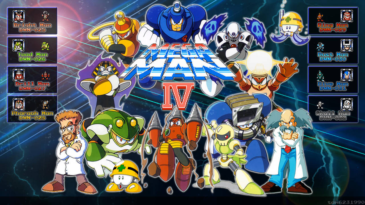 Megaman 4 wallpaper 16:9 by tam6231990