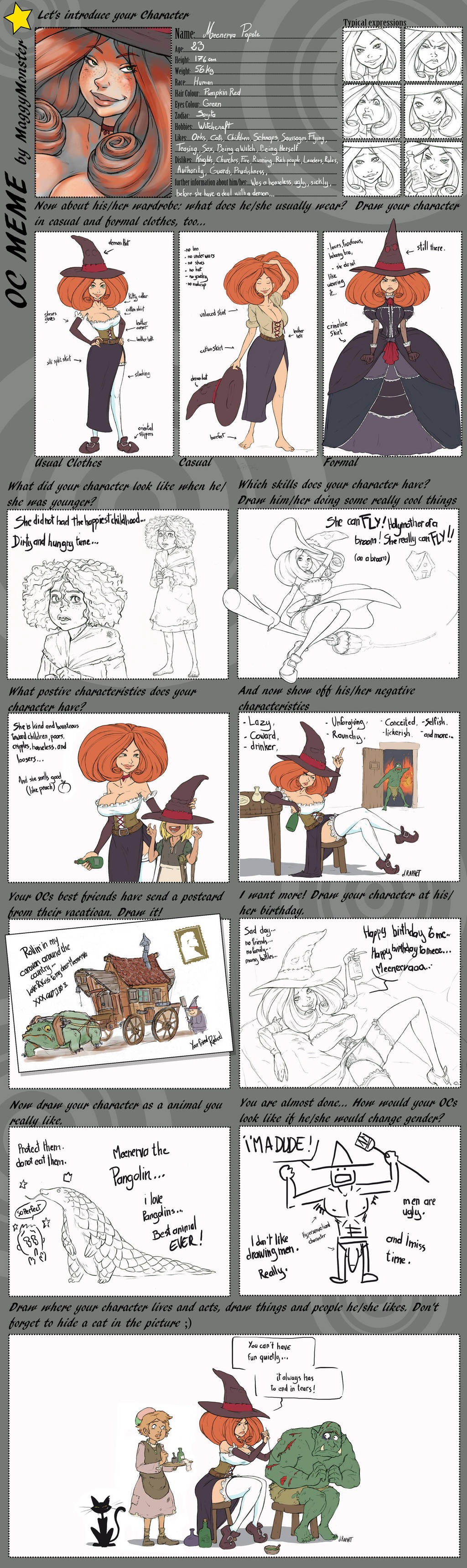 Meenerva OC Meme by DavidRaphet