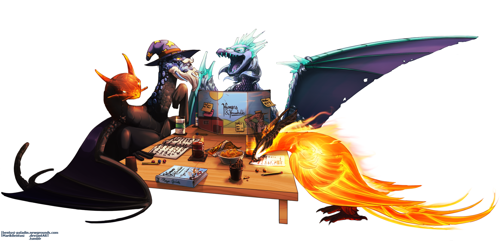 Commission: DOTA2 DnD Group by MarikBentusi