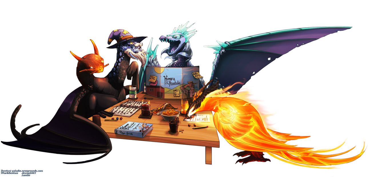 Commission: DOTA2 DnD Group by MarikBentusi