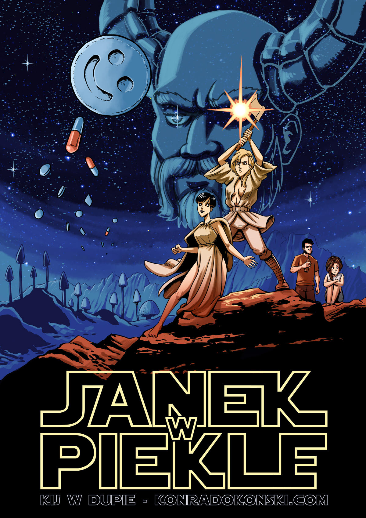 Janek w Piekle / John in Hell (a SW parody poster) by myszowor