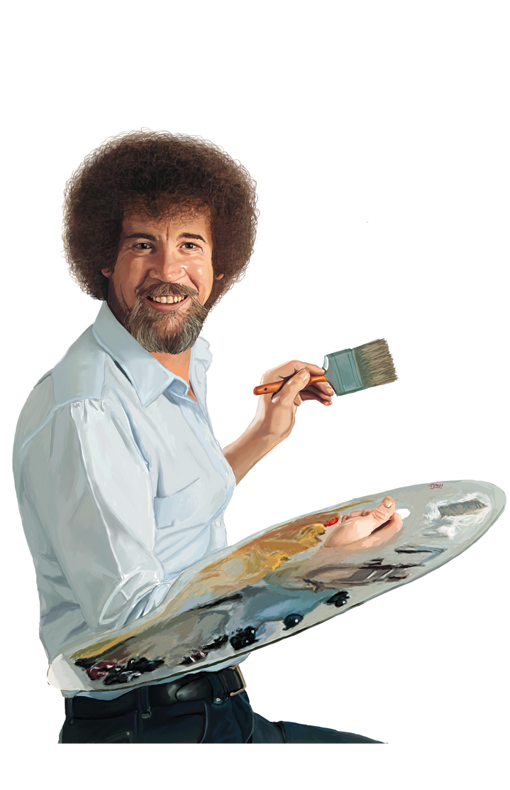 Bob Ross Painting Png free images, download Bob Ross Painting Png,Download Bob...