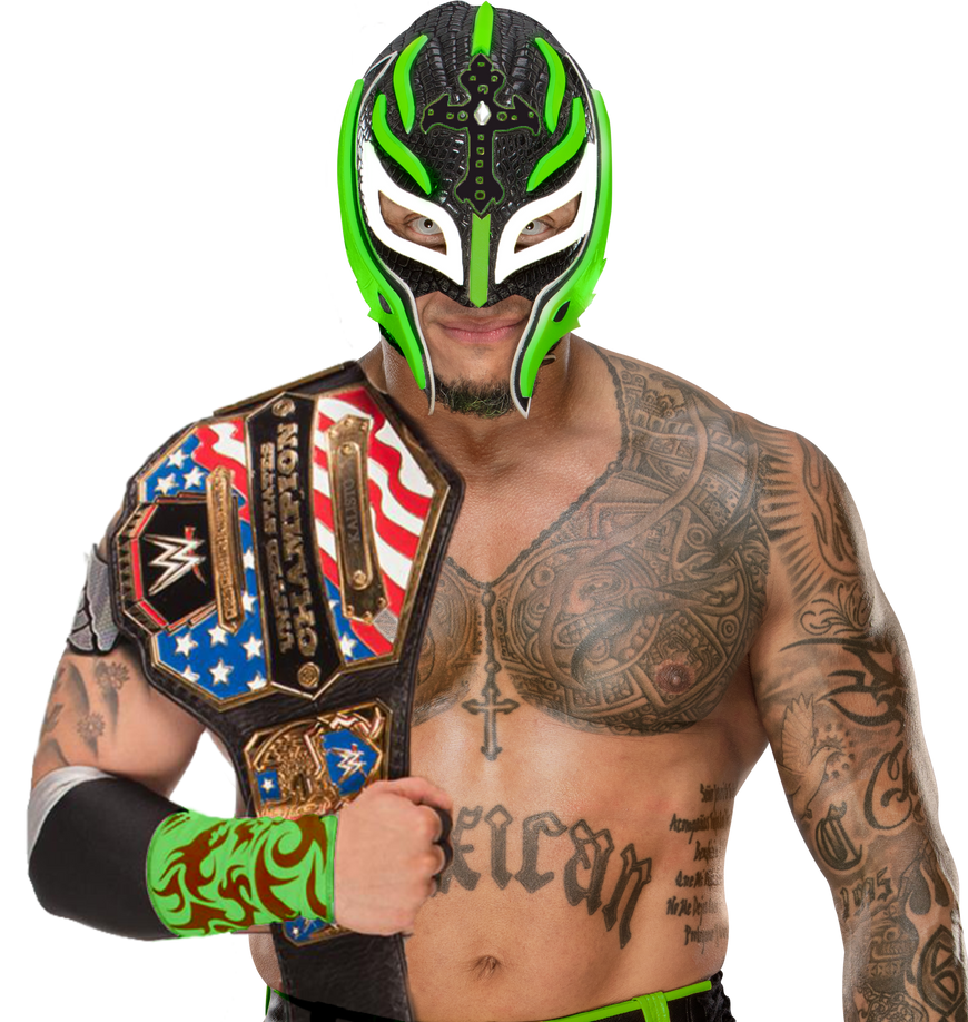 Rey Mysterio US Title Render 2018 by Sethjutt by sethjutt on DeviantArt