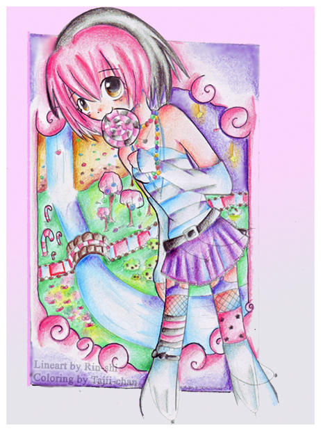 Collab: Candy World by Rin-shi